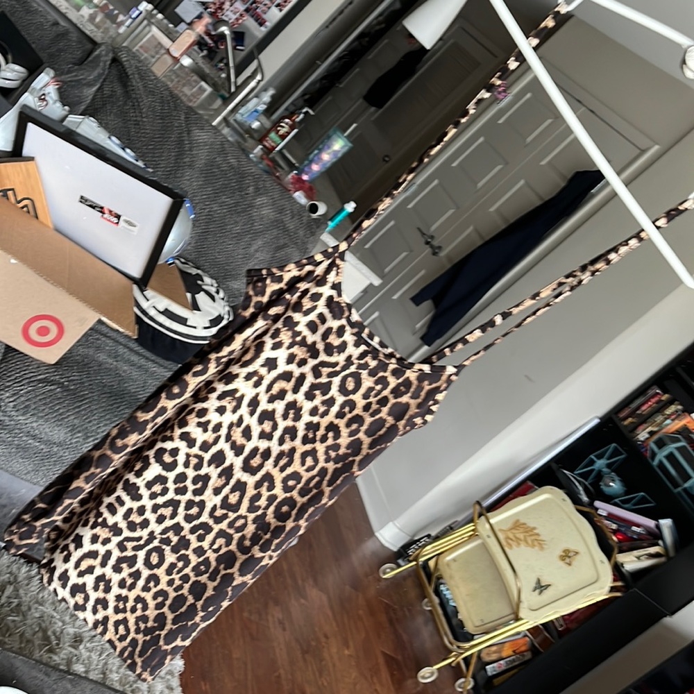 Leopard print dress